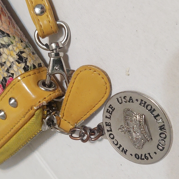 Nicole Lee Yellow Floral Wristlet - Picture 9 of 10